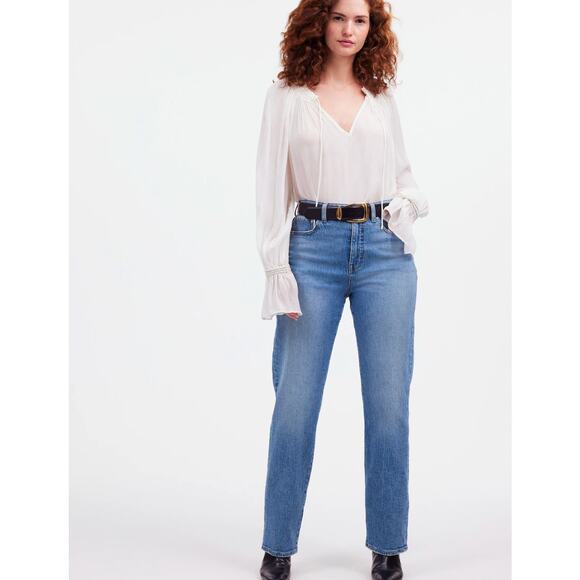 NWOT Madewell The Curvy '90s Straight Jean Rondell Wash Size 27 - Picture 1 of 9